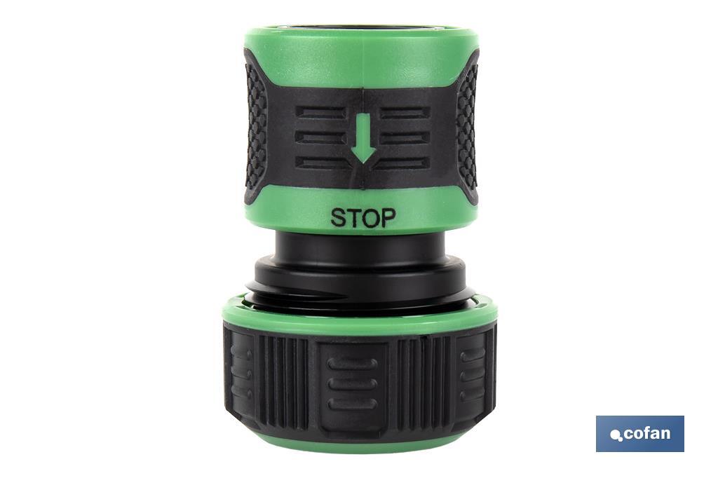 CONECTOR Y AQUASTOP 5/8 - 3/4 (15-19 mm)