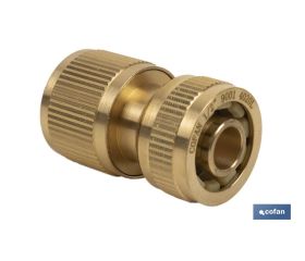 CONECTOR MANGUERA LATÓN 1/2 - 5/8 (13-15 mm)