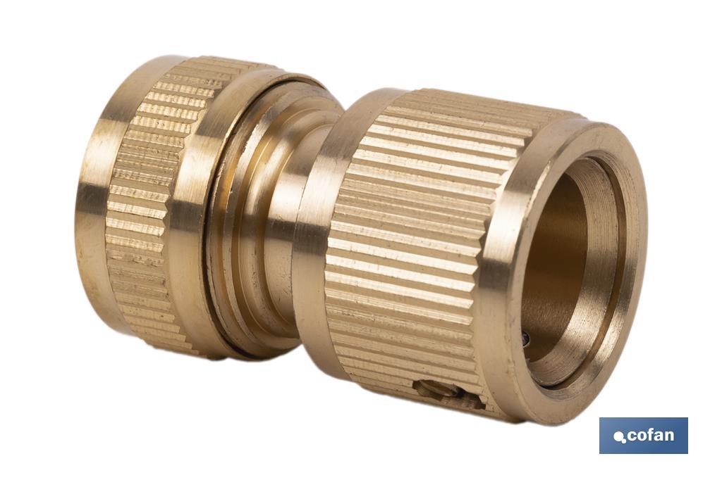 CONECTOR MANGUERA LATÓN 1/2 - 5/8 (13-15 mm)
