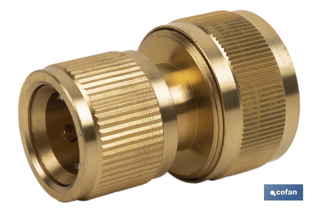 CONECTOR MANGUERA LATÓN 3/4 (19 mm)