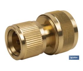 CONECTOR MANGUERA LATÓN 3/4 (19 mm)