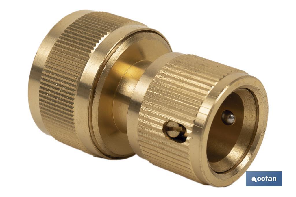 CONECTOR MANGUERA LATÓN 3/4 (19 mm)