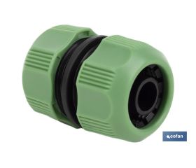 Racor reparador de mangueras de riego | Dos Medidas Disponibles | Fabricado en ABS