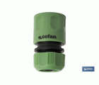 Conector para Manguera de Jardín | Conector Rápido | Dos Medidas Disponibles | Conector Hembra