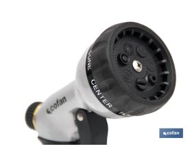 PISTOLA METAL 7 POSICIONES, GATILLO FRONTAL