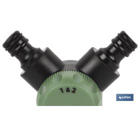 COLECTOR DE RIEGO 2 SALIDAS