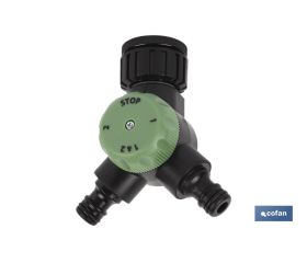 COLECTOR DE RIEGO 2 SALIDAS