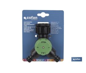 COLECTOR DE RIEGO 2 SALIDAS