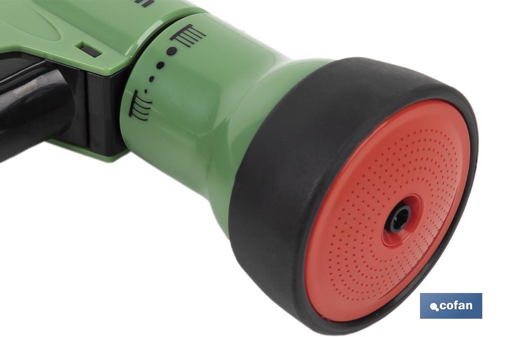 PISTOLA DE RIEGO CON CONTROL DE CAUDAL