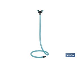 Torre de nebulización de 79 cm de altura con 2 boquillas ajustables | Perfecta para exteriores
