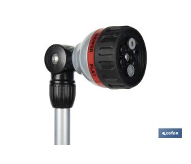 LANZA DE RIEGO 6 POSICIONES CON CONTROL DE CAUDAL EN EL PULGAR