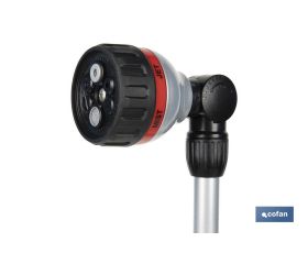 LANZA DE RIEGO 6 POSICIONES CON CONTROL DE CAUDAL EN EL PULGAR