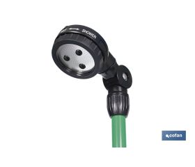 DUCHA DE JARDÍN PORTÁTIL 2 FUNCIONES CON TRÍPODE 162 CM