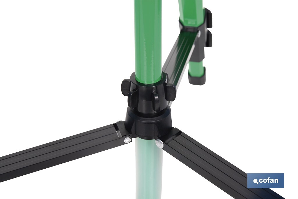 DUCHA DE JARDÍN PORTÁTIL 2 FUNCIONES CON TRÍPODE 162 CM