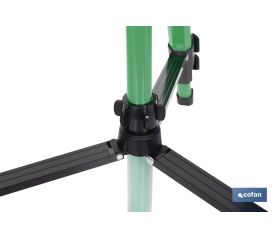 DUCHA DE JARDÍN PORTÁTIL 2 FUNCIONES CON TRÍPODE 162 CM