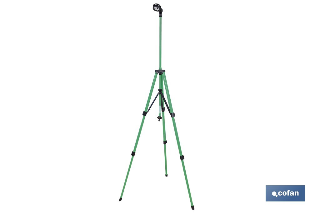 DUCHA DE JARDÍN PORTÁTIL 2 FUNCIONES CON TRÍPODE 162 CM