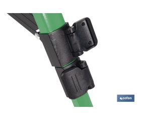 DUCHA DE JARDÍN PORTÁTIL 2 FUNCIONES CON TRÍPODE 162 CM