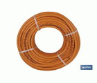 TUBO GAS FLEXIBLE NARANJA UNE 53539 Ø8x60 m