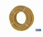 ROLLO DE TUBO DE ASPIRACION ESPIRAL AMARILLO Ø70mm 25m