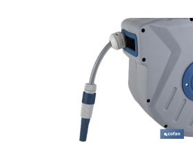 ENROLLADOR C/ MANGUERA JARDÍN 20M Ø15mm