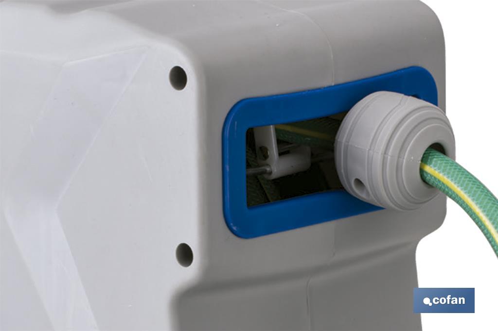 ENROLLADOR C/ MANGUERA JARDÍN 20M Ø15mm