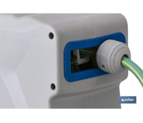 ENROLLADOR C/ MANGUERA JARDÍN 20M Ø15mm