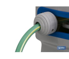 ENROLLADOR C/ MANGUERA JARDÍN 20M Ø15mm