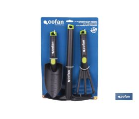 KIT DE HERRAMIENTAS PARA JARDINERÍA NYLON 3 PCS