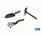 KIT DE HERRAMIENTAS PARA JARDINERÍA NYLON 3 PCS