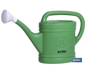 Regadera Verde de 6 Litros
