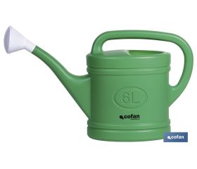 REGADERA VERDE 6 LITROS 53X15X32cm