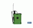 Pulverizador de espalda | Capacidad 16 litros | Eléctrico con doble uso Batería/Manual
