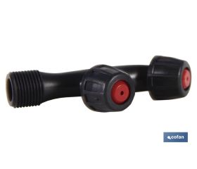 PULVERIZADOR DE ESPALDA 16 L DUAL- ELECTRICO/MANUAL