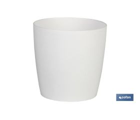 Maceta de Polipropileno redonda | Especial para plantas y flores | Perfecta para colocar en exterior o en interior