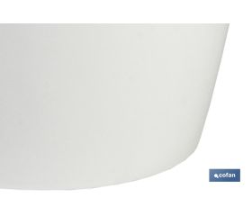 MACETA CAMELIA COLOR BLANCO 30X28cm venta unitaria