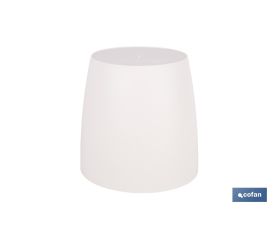 MACETA CAMELIA COLOR CREMA 24.5X23.6cm venta unitaria