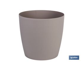 MACETA CAMELIA COLOR CREMA 35X33cm venta unitaria