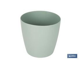 Maceta de Polipropileno redonda | Especial para plantas y flores | Perfecta para colocar en exterior o en interior