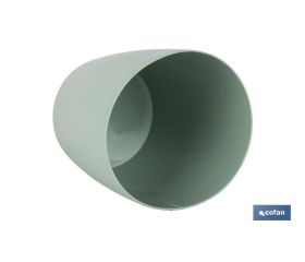 MACETA CAMELIA COLOR VERDE TURQUESA 35X33cm venta unitaria