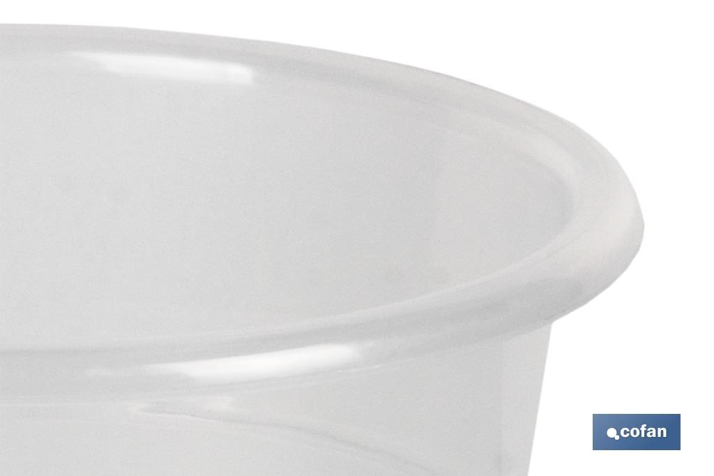 MACETA ORQUIDEA TRANSPARENTE17X14+ PLATO 14.5cm