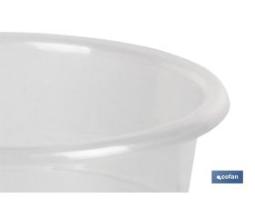 MACETA ORQUIDEA TRANSPARENTE 28.5X22.5+ PLATO 23.5cm venta unitaria