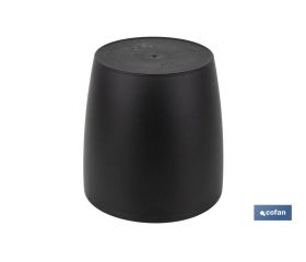 MACETA CAMELIA DE  COLOR NEGRO 30 X 28 CM venta unitaria