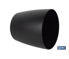 MACETA CAMELIA DE  COLOR NEGRO 30 X 28 CM venta unitaria