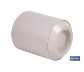 MACETA O MACETERO GAMA TEXTIL COLOR BEIGE PP Ø 285 X 316 MM 16 L VENTA UNITARIA