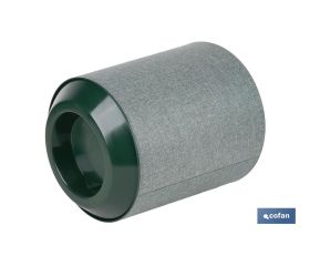 MACETA O MACETERO GAMA TEXTIL COLOR VERDE PP Ø 285 X 316 MM 16 L VENTA UNITARIA