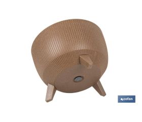 MACETA CON PATAS Y FILTRO DE DRENAJE COLOR MARRÓN WPC Ø 332 X 185 MM 12,4 L VENTA UNITARIA