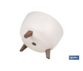 MACETA CON PATAS Y FILTRO DE DRENAJE COLOR BLANCO WPC Ø 243 X 150 MM 5,1 L VENTA UNITARIA