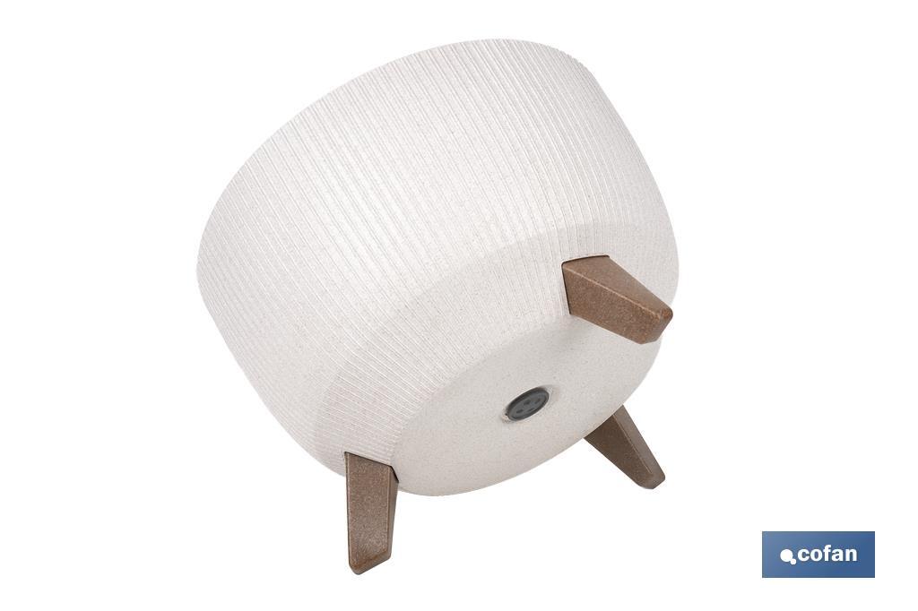 MACETA CON PATAS Y FILTRO DE DRENAJE COLOR BLANCO WPC Ø 243 X 150 MM 5,1 L VENTA UNITARIA