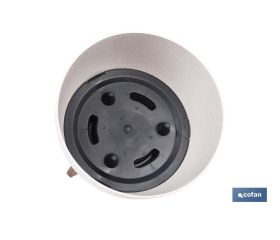 MACETA CON PATAS Y FILTRO DE DRENAJE COLOR BLANCO WPC Ø 243 X 150 MM 5,1 L VENTA UNITARIA