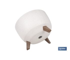 MACETA CON PATAS Y FILTRO DE DRENAJE COLOR BLANCO WPC Ø 242 X 183 MM 9,3 L VENTA UNITARIA